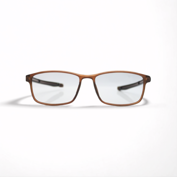 Square Magnetic Reading Glasses -Brown